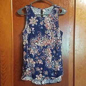 Daniel Rainn Flowery Tank Top